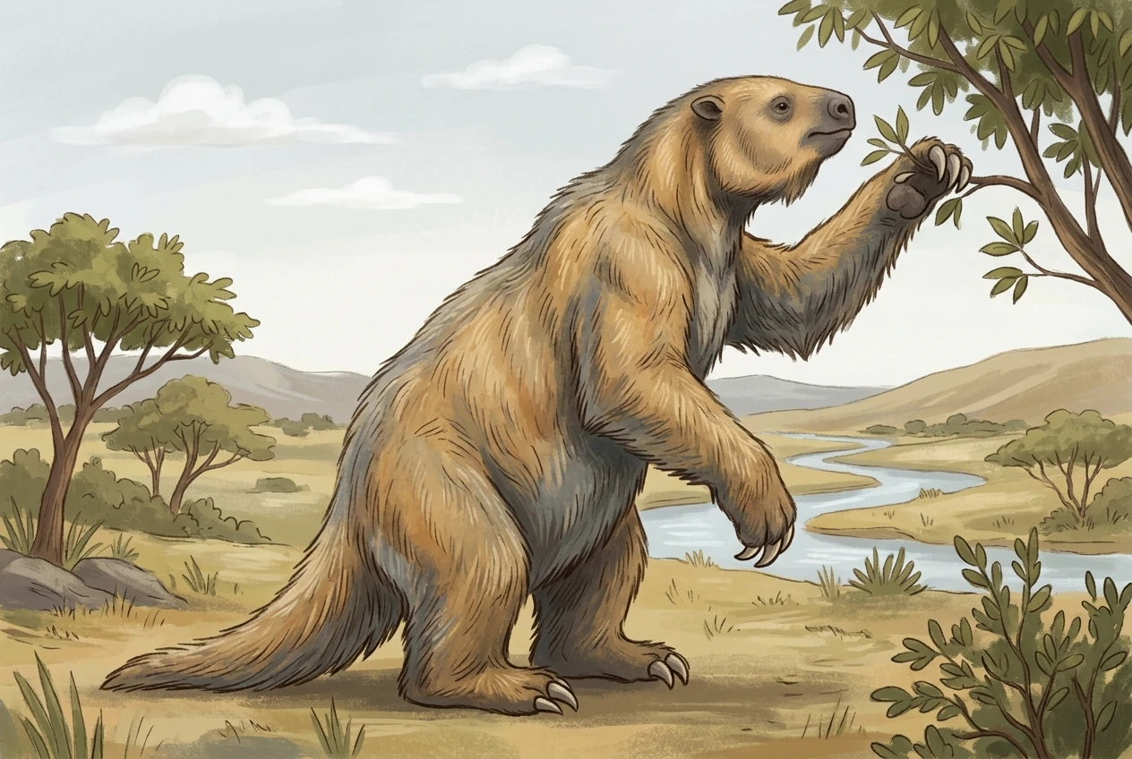 Leniwiec olbrzymi (Megatherium)